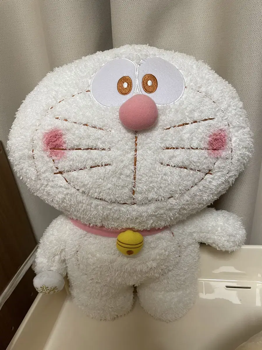 고전 도라에몽 눈꽃 인형40cm